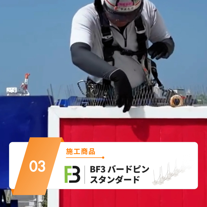 施工商品：BF3 バードピン スタンダード